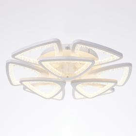 

Люстра с ПДУ 1143/9WT LED 180Вт 3000К-6000К диммер белый 55х55х10 см