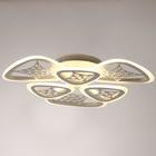 Люстра с ПДУ 1528/6WT LED 126 Вт 3000-6000К диммер белый 60×60×11 см BayerLux - фото 5032532