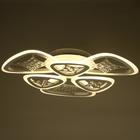 Люстра с ПДУ 1528/6WT LED 126 Вт 3000-6000К диммер белый 60×60×11 см BayerLux - фото 5032533