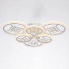 Люстра с ПДУ 1529/6WT LED 120Вт 3000-6000К диммер белый 60х60х10 см BayerLux 5487519