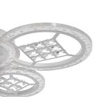 Люстра с ПДУ 1529/6WT LED 120Вт 3000-6000К диммер белый 60х60х10 см BayerLux 5487519