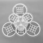 Люстра с ПДУ 1529/6WT LED 120Вт 3000-6000К диммер белый 60х60х10 см BayerLux 5487519