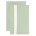 Набор полотенец «Этель» 2 шт., цвет мятный, 100% хлопок, 163 г/м² 6582109