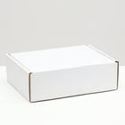 Коробка-шкатулка, белая, 27 х 21 х 9 см - фото 1246073