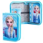 Пенал каркасный, 1 секция, 14×21×4 см, откидной карман, тканевый, «Холодное сердце» - Фото 5