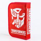 Пенал каркасный, 1 секция, 14×21×4 см, откидной карман, тканевый, «Трансформеры» - Фото 3