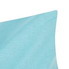 Наволочка Этель 70*70 см, цв. голубой, 100% хлопок, поплин, 125 г/м² 7153647