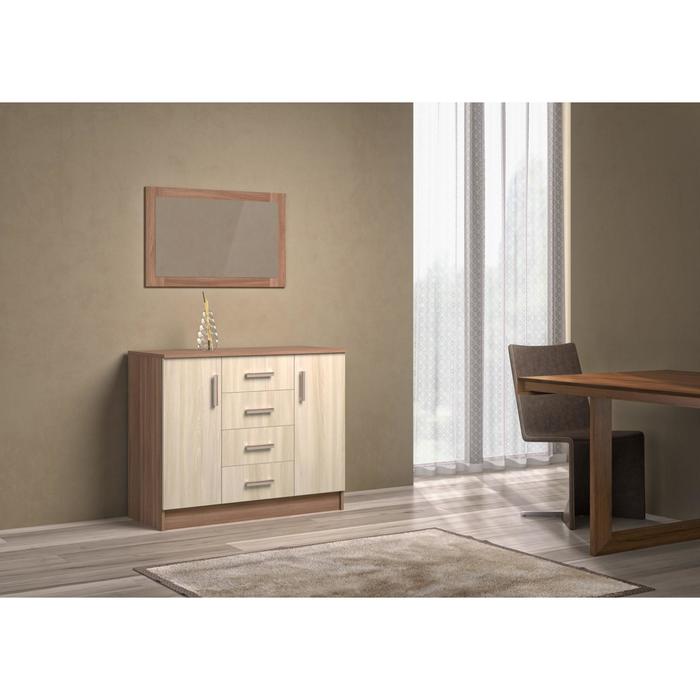 Комод К1000-2Д, Ясень Шимо - Фото 1