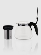 Чайник стеклянный заварочный «Джулиан», 900 мл, с металлическим ситом, цвет чёрный - Фото 3