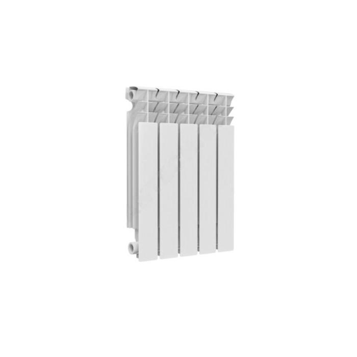 Радиатор алюминиевый Ogint Alpha RAL 9016, 925 Вт, 500 х 85 мм, 5 секций, белый - Фото 1
