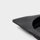 Форма для выпечки Доляна «Бискотто», силикон, 2 ячейки, 35×19.5×1.7 см, d=16 см, чёрная - Фото 7