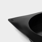 Форма для выпечки Доляна «Бискотто», силикон, 34.5×20×3 см, 2 ячейки (d=16 см), цвет чёрный - Фото 7