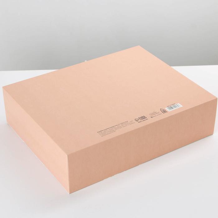 Коробка подарочная складная, упаковка, «Россия», 31 х 24.5 х 8 см - фото 1885217824