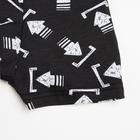 Трусы боксеры для мальчика, цвет чёрный/белый, рост 164 см - фото 35241118