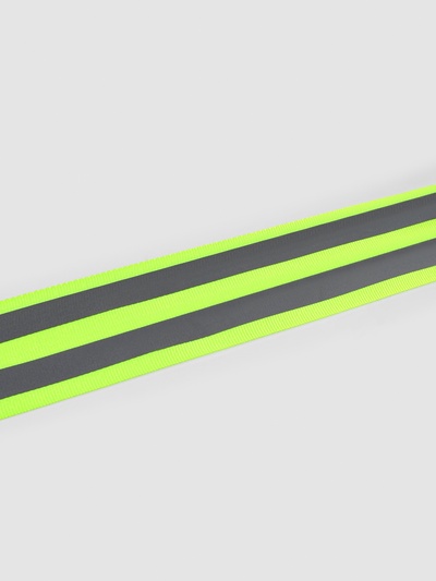 Светоотражающая лента-стропа, 40 мм, 5 ± 1 м, цвет салатовый