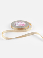 Лента парчовая, 10 мм, 23±1 м, бежевая №035 - Фото 4