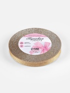 Лента парчовая, 10 мм, 23±1 м, бежевая №035 - Фото 5