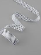 Лента атласная «Горошек», 25 мм, 23±1 м, белая №001 - Фото 3