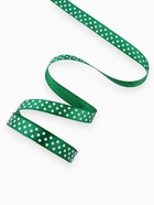 Лента атласная «Горох», 15 мм × 23±1 м, тёмно-зелёная №049 - Фото 3