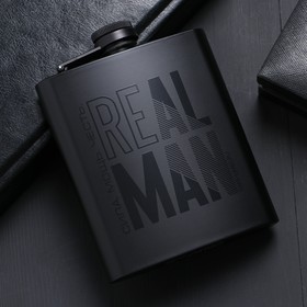 Фляжка "Real man", 210 мл