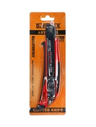 Нож канцелярский 18 мм корпус, чёрное лезвие, МИКС 7102409 Нож канцелярский 18 мм корпус, чёрное лезвие, МИКС 7102409