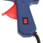 Клеевой пистолет ТУНДРА, 30 Вт, 220 В, выключатель, индикатор, антикапля, шнур 1.2 м, 7 мм - Фото 10