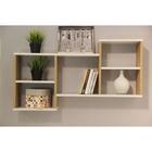 Полка настенная Д-4, 1022х190х572, Белый/Дуб крафт золотой 7295416