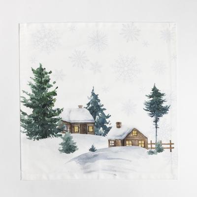Набор новогодний «Этель» Forest animals: скатерть 150×220±3 см с ГМВО, салфетки 40×40 см-12 шт.