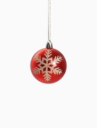 Ёлочные игрушки «Снежная феерия ассорти», шары новогодние, d=6 см, набор 6 шт., золотисто-красный - Фото 5