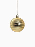 Ёлочные игрушки «Снежная феерия ассорти», шары новогодние, d=6 см, набор 6 шт., золотисто-красный - Фото 6