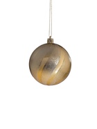 Ёлочные игрушки «Беата сеточка», шары новогодние, d=8 см, набор 6 шт., золотисто-красный - Фото 4