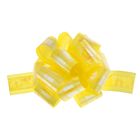 Подарочный бант - шар №5 перламутровый, жёлтый, для упаковки подарков - Фото 4