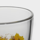 Кружка стеклянная «Цветочная чаша», 250 мл, рисунок микс - Фото 5