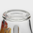 Кружка стеклянная «Цветочная чаша», 250 мл, рисунок микс - Фото 6