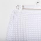 Полотенце - парео вафельное банное Этель Boho 80×145 см, 100% хлопок, 290 г/м², белое - Фото 2