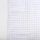 Полотенце - парео вафельное банное Этель Boho 80×145 см, 100% хлопок, 290 г/м², белое - Фото 3