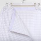 Полотенце - парео вафельное банное Этель Boho 80×145 см, 100% хлопок, 290 г/м², белое - Фото 4