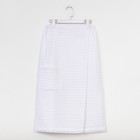 Полотенце - парео вафельное банное Этель Boho 80×145 см, 100% хлопок, 290 г/м², белое - Фото 8