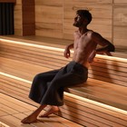 Килт вафельный банный Этель «Boho» 75×145 см цв. темно-серый, 100% хл, 290 г/м² - Фото 2