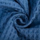 Килт вафельный банный Этель «Boho» 75*145 см. цв. синий, 100% хл, 290 г/м2 - Фото 8