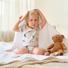 Полотенце уголок вафельное Крошка Я "Boho" 120х120 см, цвет белый, 100% хлопок, 290 г/м2 - Фото 7