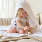 Полотенце уголок вафельное Крошка Я "Boho" 120х120 см, цвет белый, 100% хлопок, 290 г/м2 - Фото 6