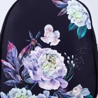 Рюкзак школьный молодёжный «Цветы», 27х10х23 см - Фото 6