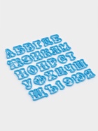 Формы для печенья Доляна «Русский алфавит», 30 шт., пластик, голубые - Фото 3