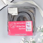 Подарочный бант - шар №5 голография, цвет серебряный, для упаковки подарков - Фото 5