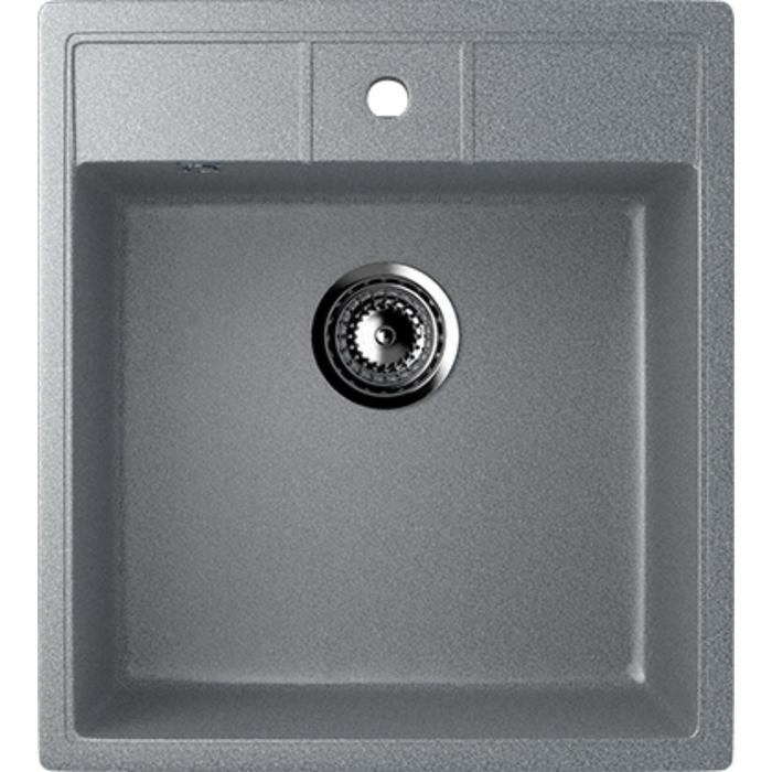 Мойка кухонная Ulgran U406-309, 500×445 мм, тёмно-серая - Фото 1