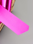 Подарочный бант - шар №3 голография, розовый, для упаковки подарков - Фото 4