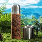 Подарочный набор «Охота - занятие храбрых»: термос 500 мл, кружка 2 шт. × 170 мл - Фото 2