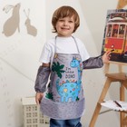 Набор детский для творчества Этель "Little dino" фартук 49 х 39 см и нарукавники - фото 6464288