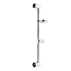 Душевая стойка ZEIN S01, с пластиковой мыльницей, поворотный держатель, сатин - Фото 4